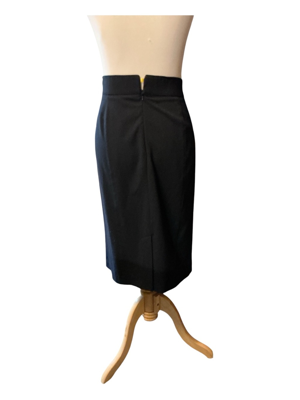 Counterparts Black Pencil Skirt with Rear Zip Detail